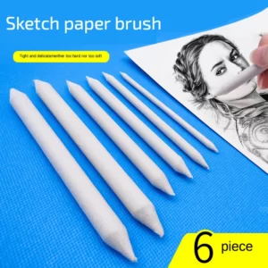 Blending Smudge Stump Stick Tortillon Sketch Art White Drawing Charcoal Sketcking Tool Rice Paper Pen artist