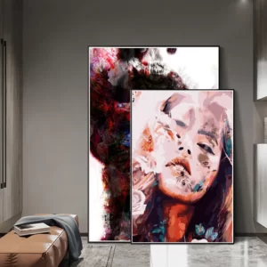 Full Square Diamond Painting Abstract Woman 5D Diamond Embroidery Portrait Home Decor Diamond Art Round Dill Color Gifts