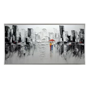 GATYZTORY Frame Abstract Modern City DIY Painting By Numbers Acrylic Paint On Canvas Wall Art Picture For Living Room 60x120cm