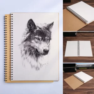 Notebook Planner for Drawing Painting Professional Cattle Card Sketch Paper Book School Supplies Stationery Sketch Book